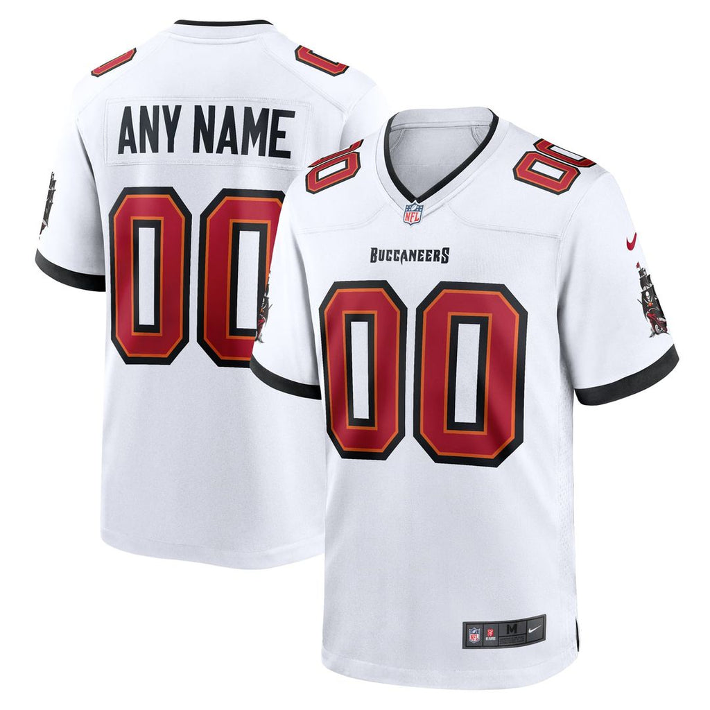 Nike Tampa Bay Buccaneers White Custom Game Jersey - White