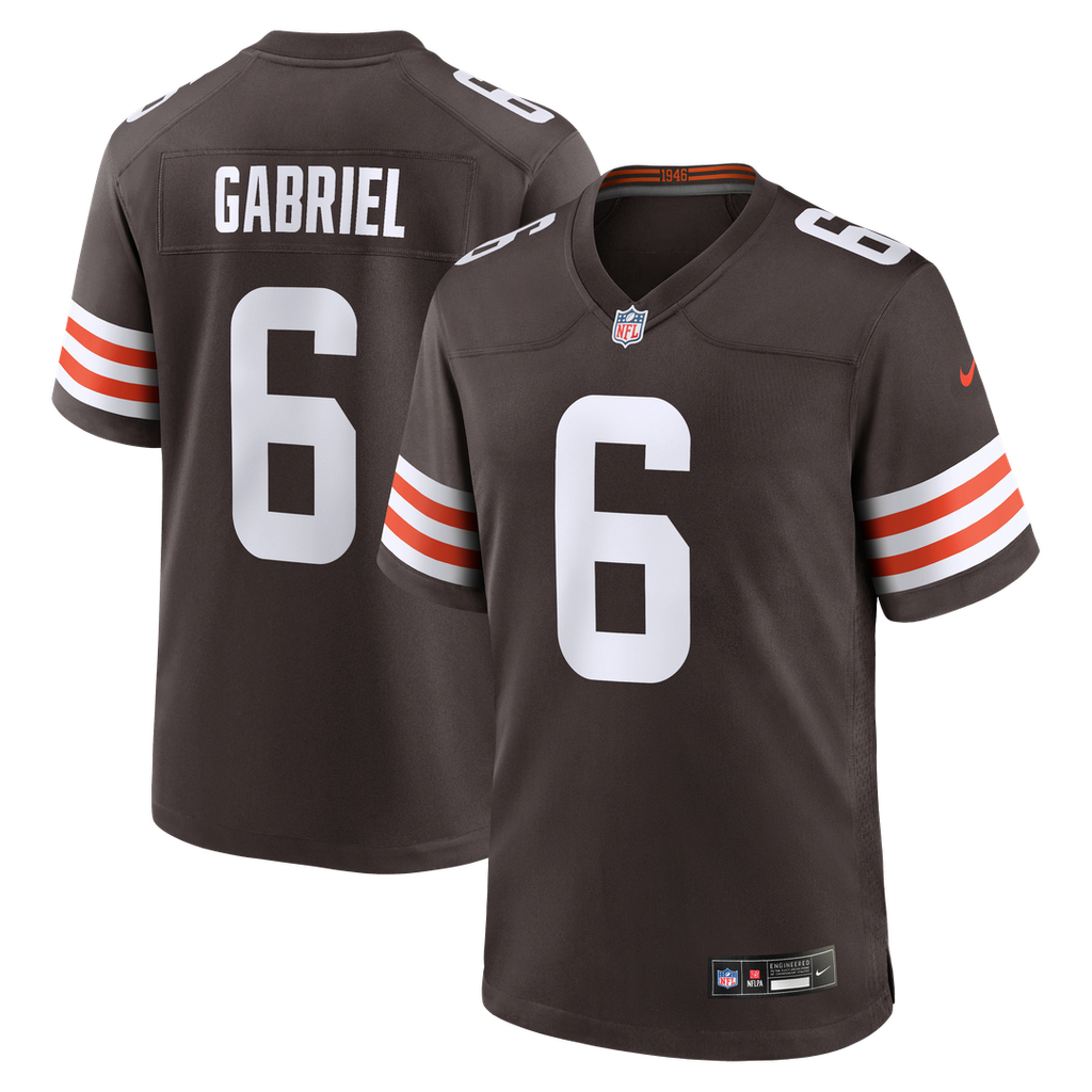 Cleveland Browns Dillon Gabriel Nike Team Game Jersey - Brown