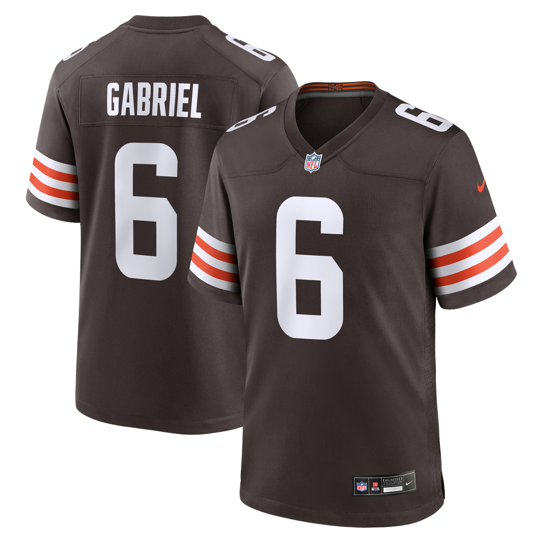 Cleveland Browns Dillon Gabriel Nike Team Game Jersey - Brown