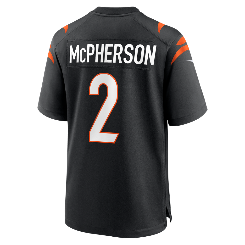 Cincinnati Bengals Evan McPherson Nike Game Jersey - Black