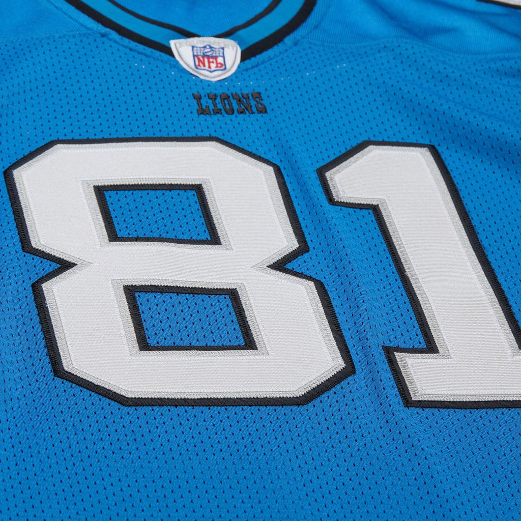 Detroit Lions Calvin Johnson Mitchell & Ness 2007 Authentic Throwback Jersey - Black
