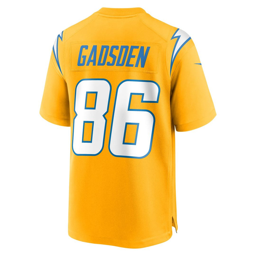 Los Angeles Chargers Oronde Gadsden Nike Alternate Charger Power Game Jersey - Gold