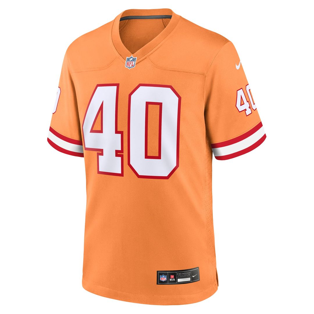 Tampa Bay Buccaneers Mike Alstott Nike Throwback Game Jersey - Orange