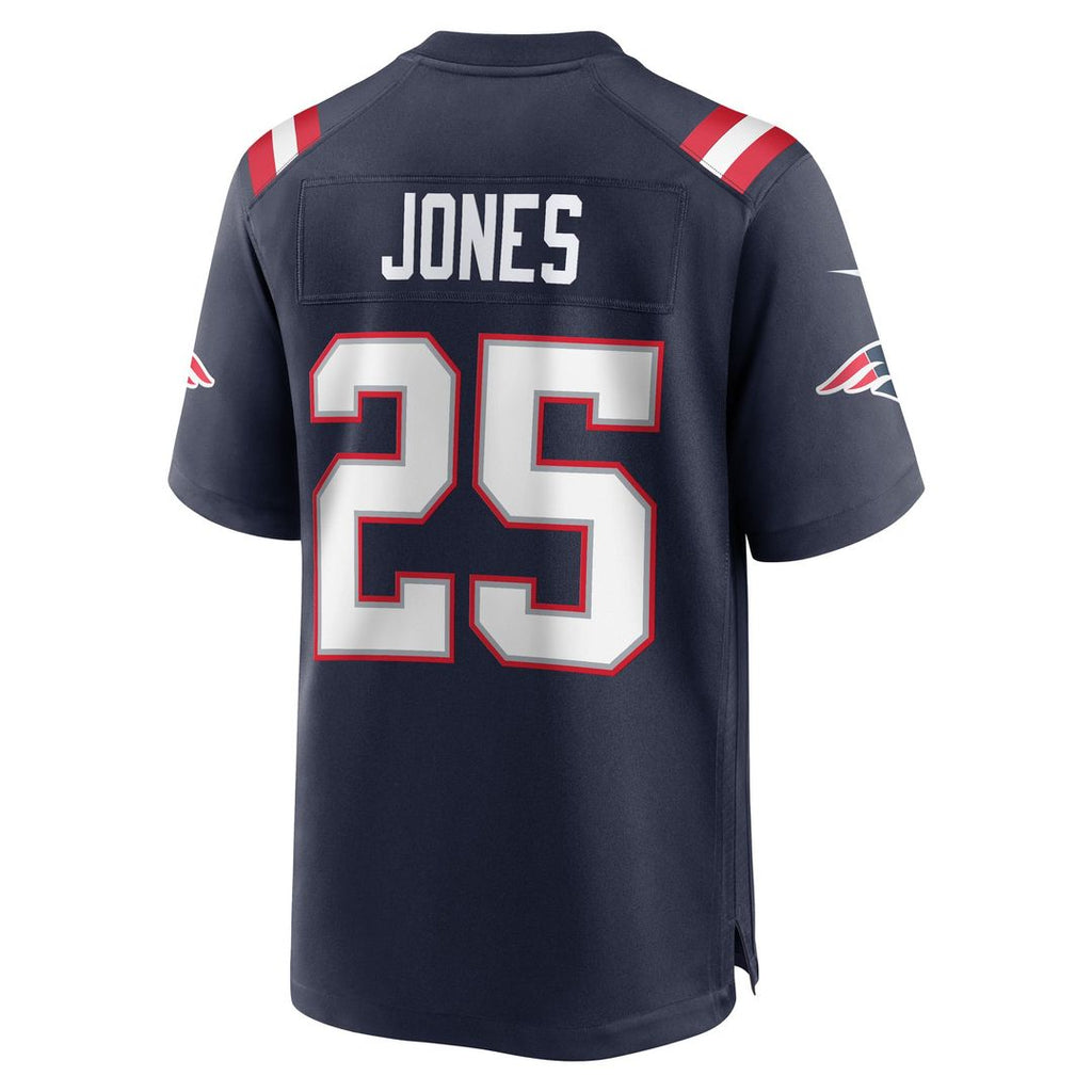 New England Patriots Marcus Jones Nike Game Player Jersey - Navy