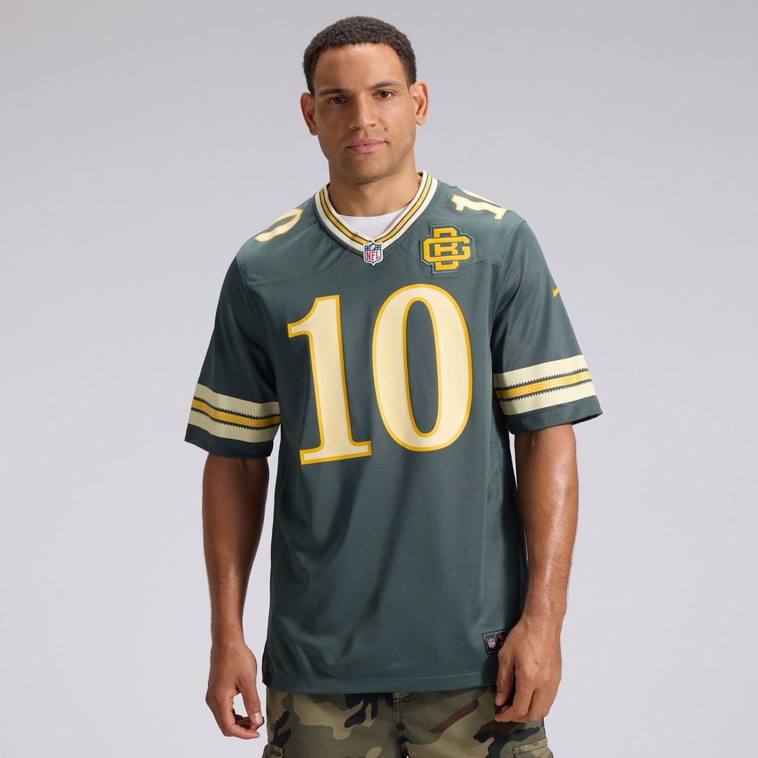 Green Bay Packers Jordan Love Nike 2026 Rivalries Collection Game Jersey - Green