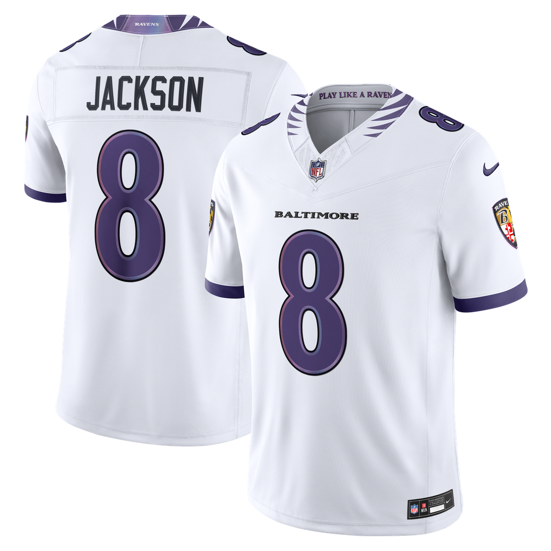 Baltimore Ravens Lamar Jackson Nike Team Vapor F.U.S.E. Stitched Limited Jersey - Purple
