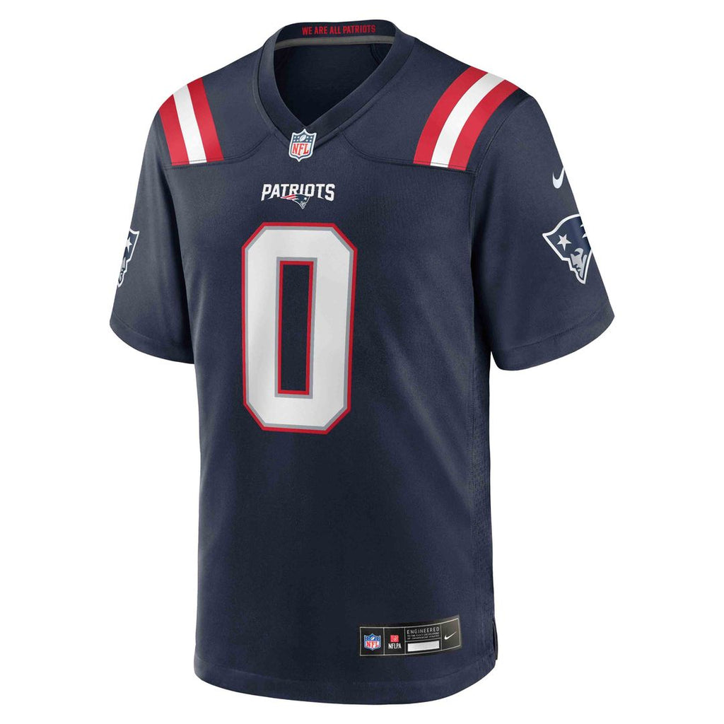 New England Patriots Christian Gonzalez Nike Game Jersey - White