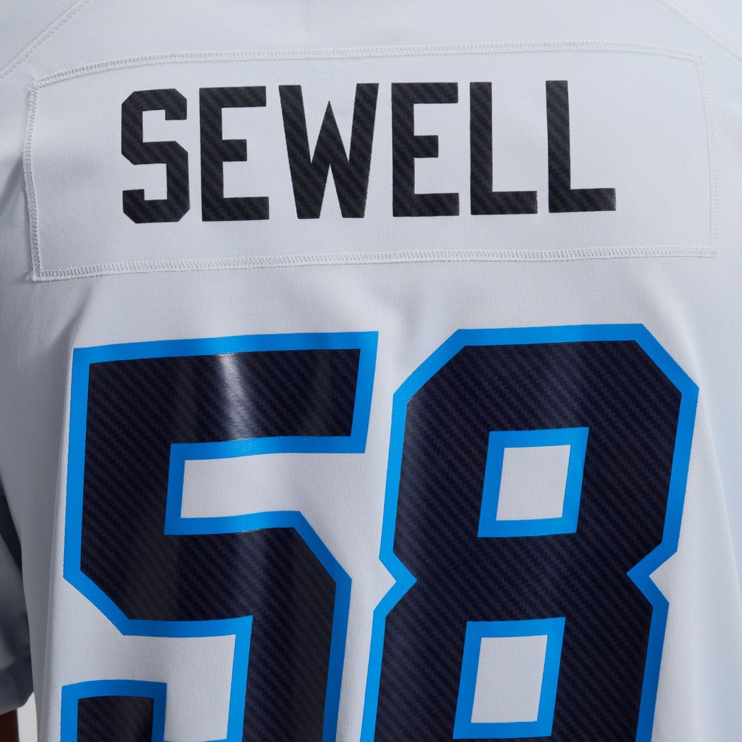 Detroit Lions Penei Sewell Nike 2026 Rivalries Collection Game Jersey - Silver
