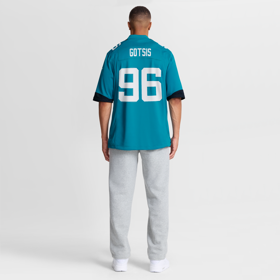 Jacksonville Jaguars Adam Gotsis Nike Game Jersey - Teal