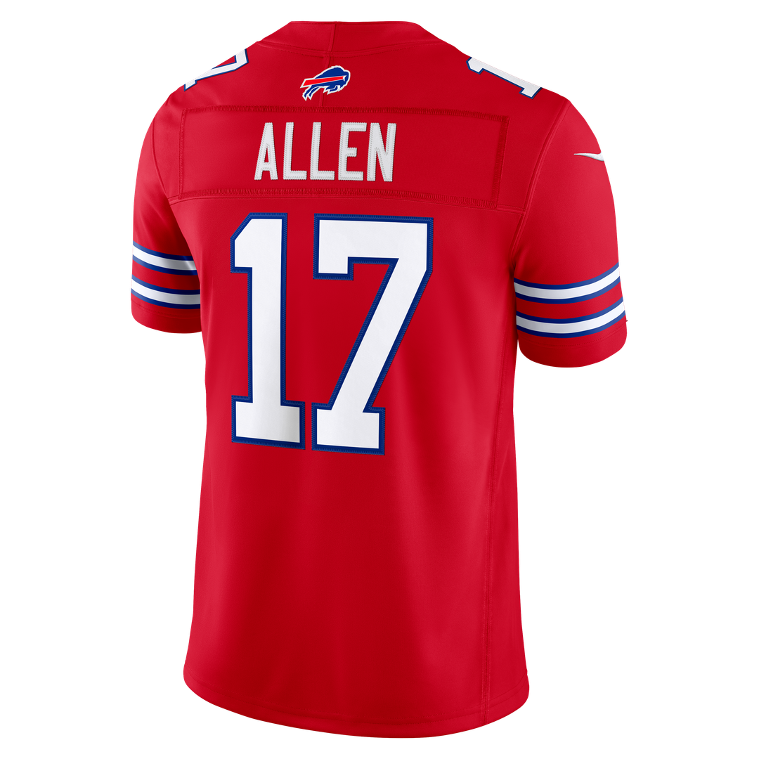 Buffalo Bills Josh Allen Nike Alternate Vapor F.U.S.E. Stitched Limited Jersey - Red