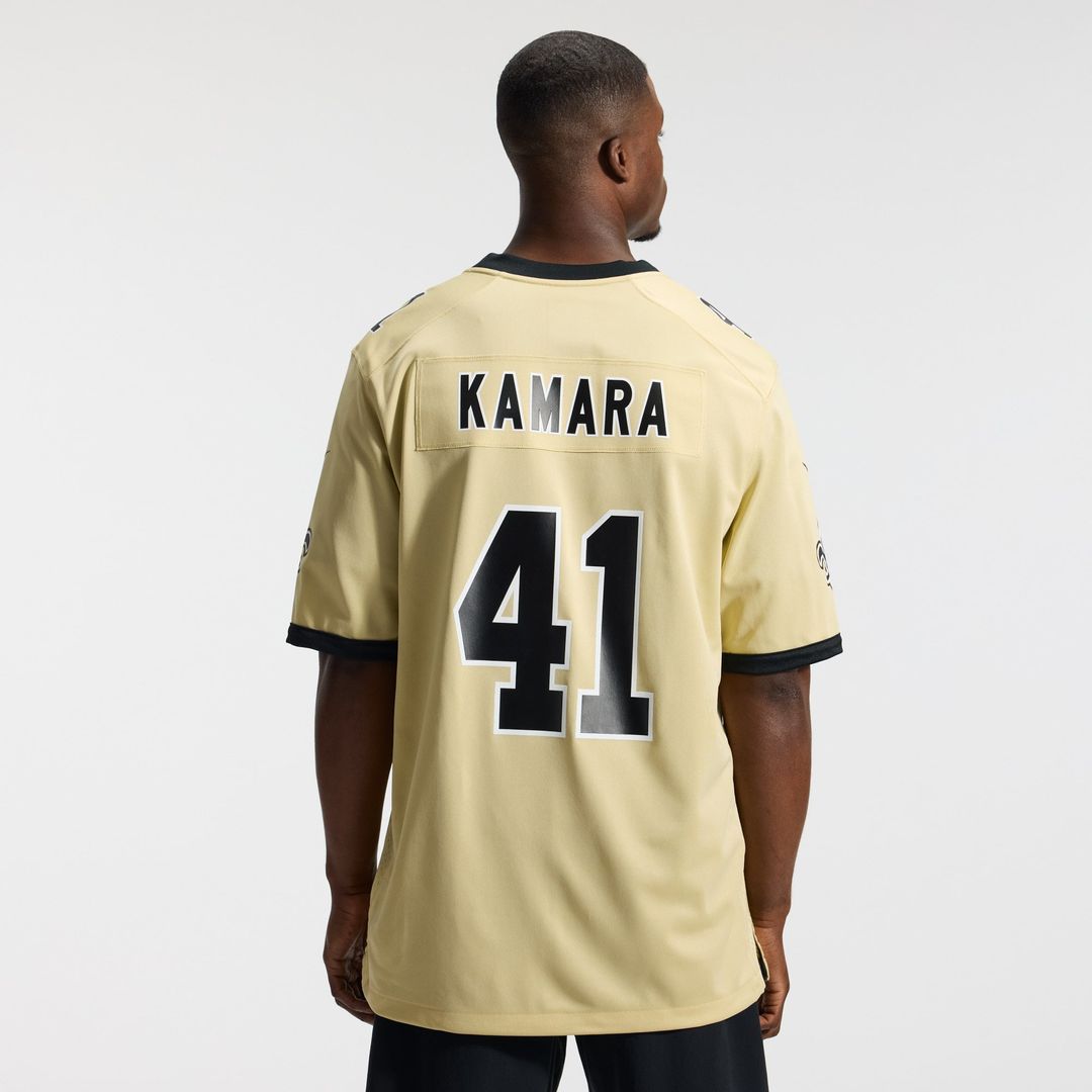 New Orleans Saints Alvin Kamara Nike Gameday Golds Alternate Game Player Jersey - Gold