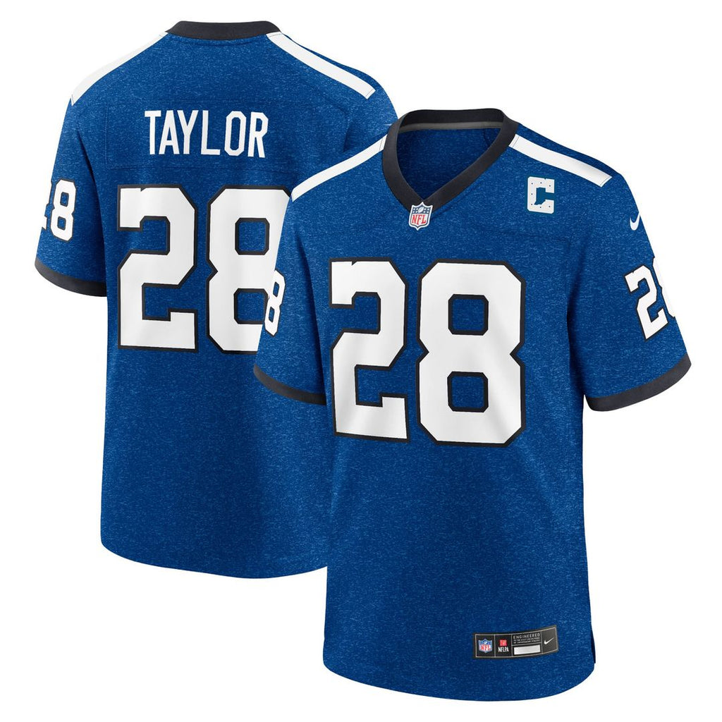Indianapolis Colts Jonathan Taylor Nike Indiana Nights Alternate Game Jersey - Royal