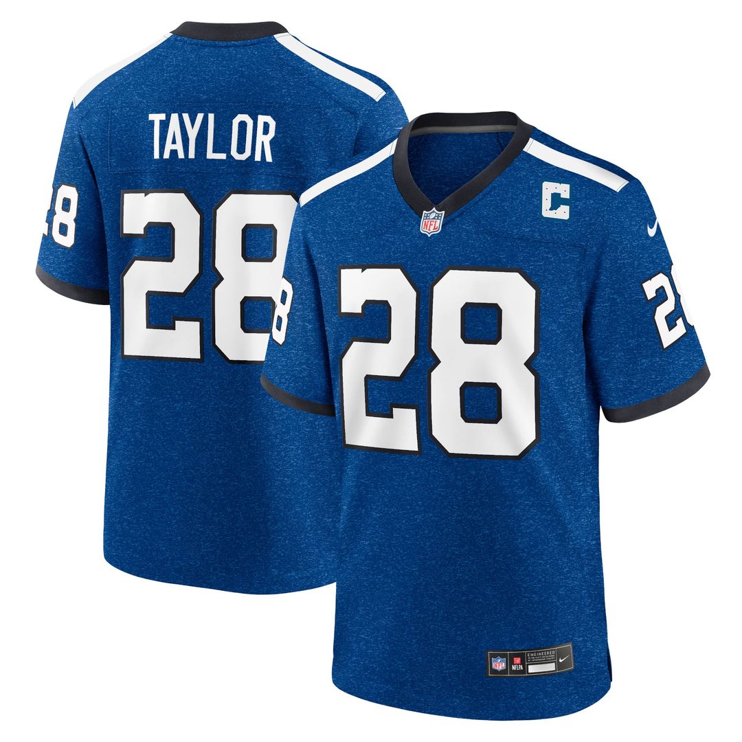 Indianapolis Colts Jonathan Taylor Nike Indiana Nights Alternate Game Jersey - Royal