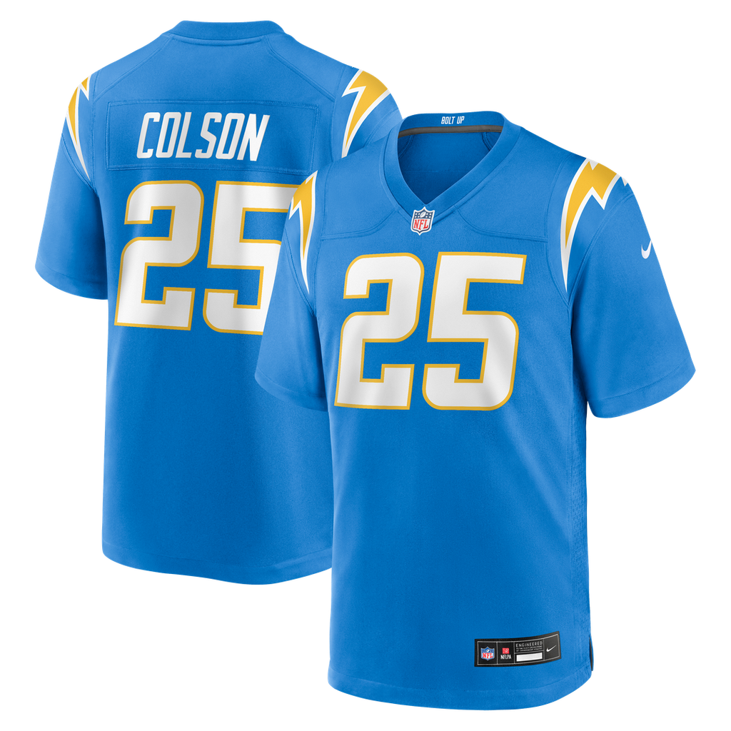 Los Angeles Chargers Junior Colson Nike Team Game Jersey - Powder Blue