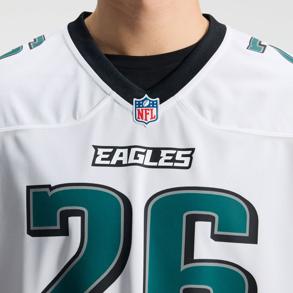 Philadelphia Eagles Saquon Barkley Nike Game Jersey - White