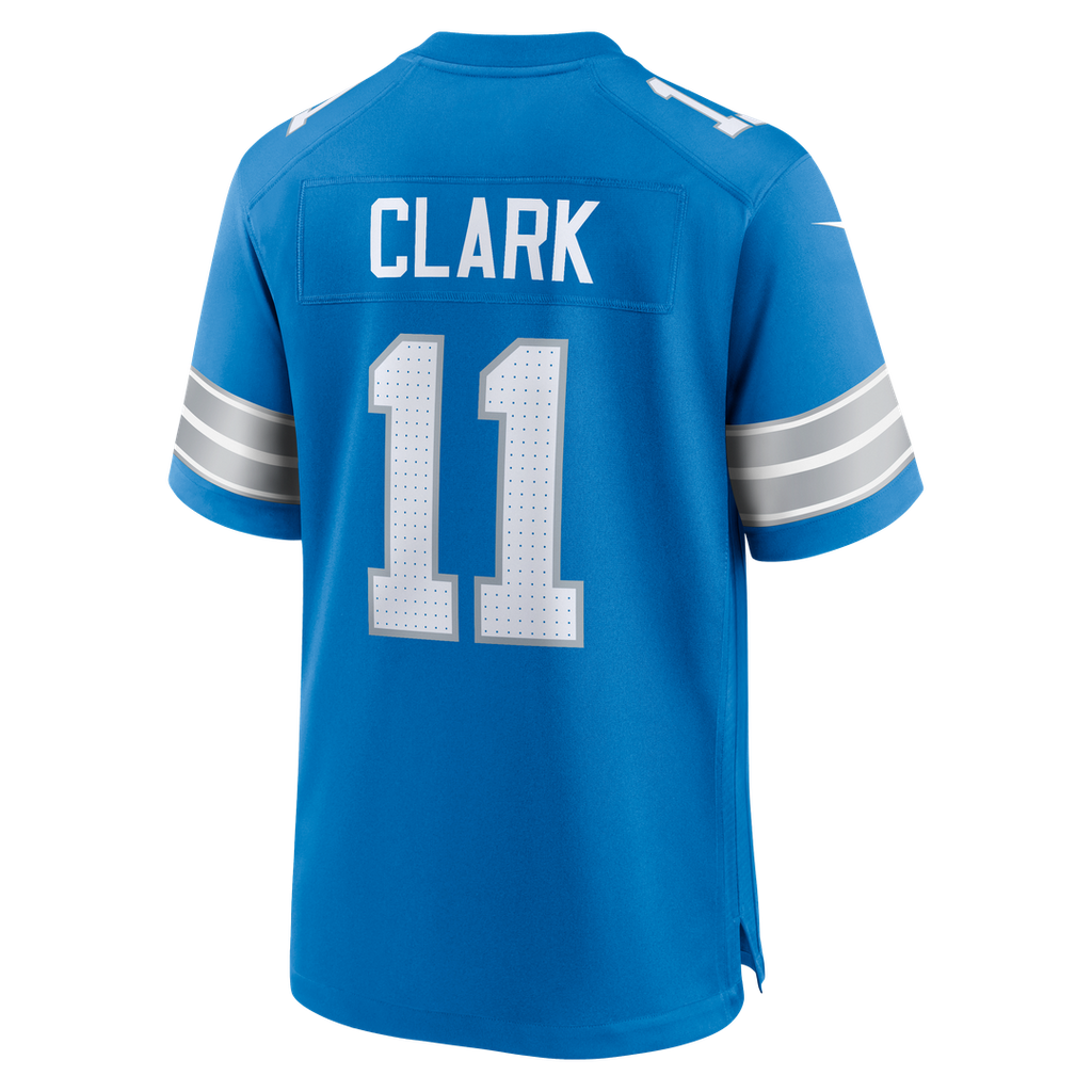 Detroit Lions Damone Clark Nike Team Game Jersey - Blue