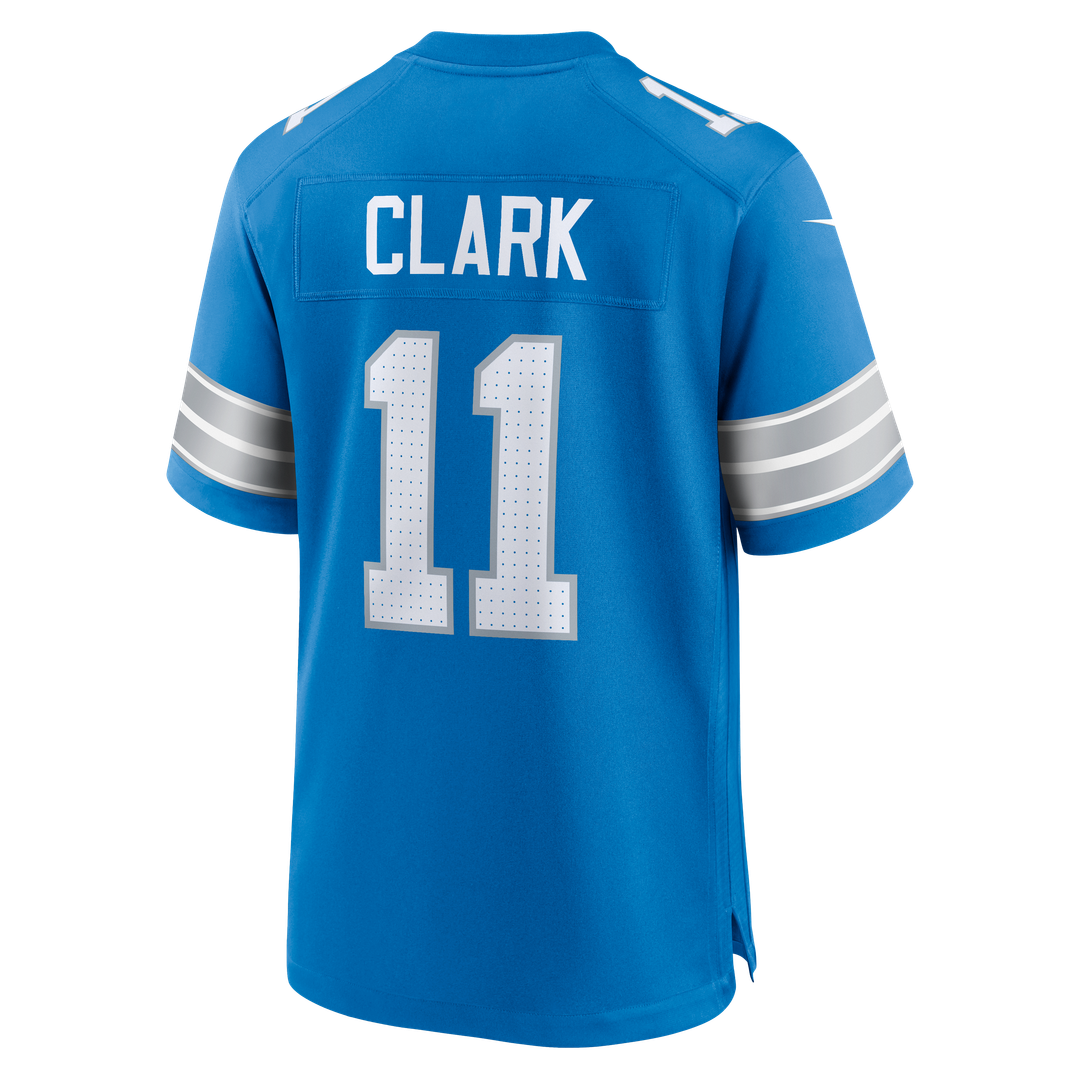 Detroit Lions Damone Clark Nike Team Game Jersey - Blue