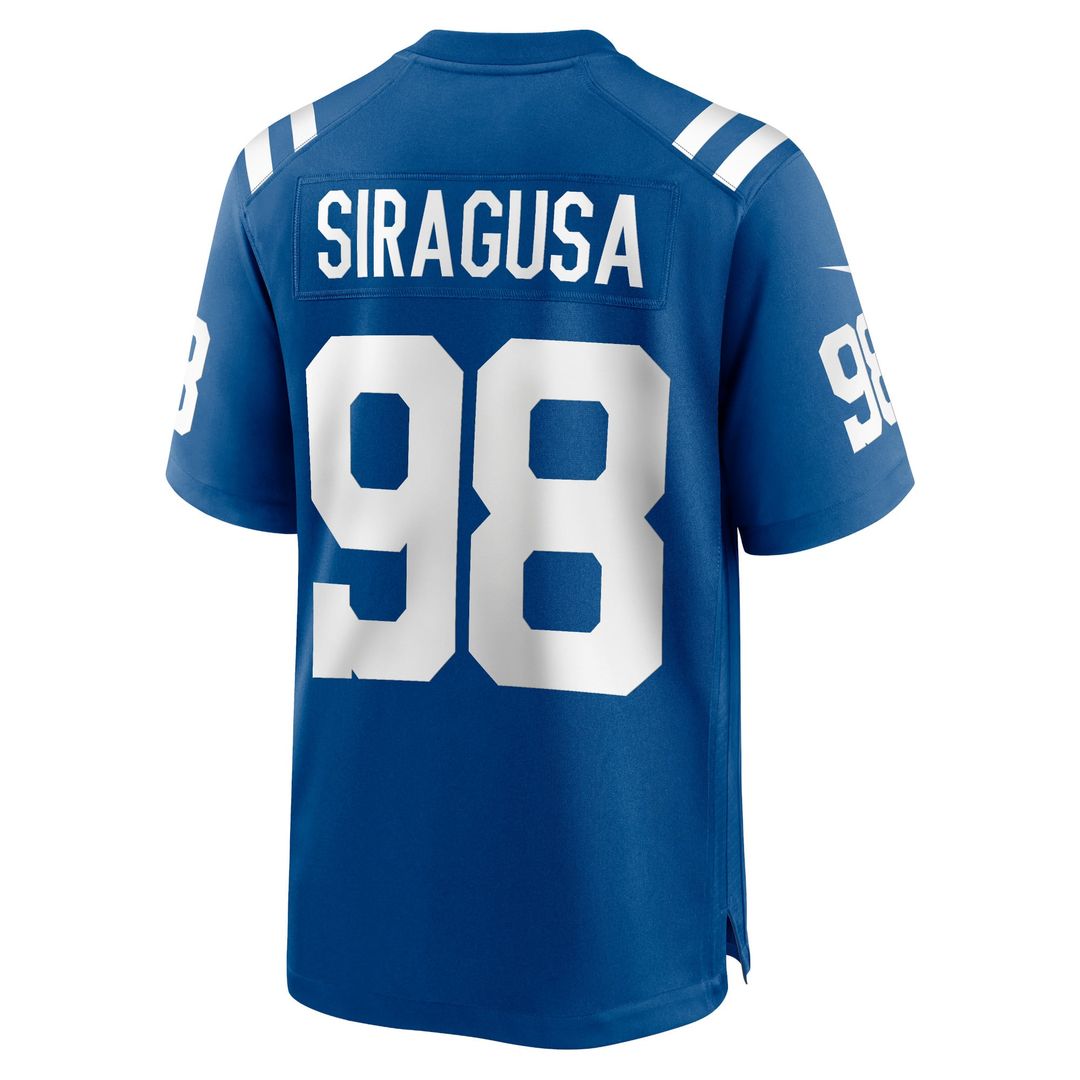 Indianapolis Colts Tony Siragusa Nike Game Retired Player Jersey - Royal