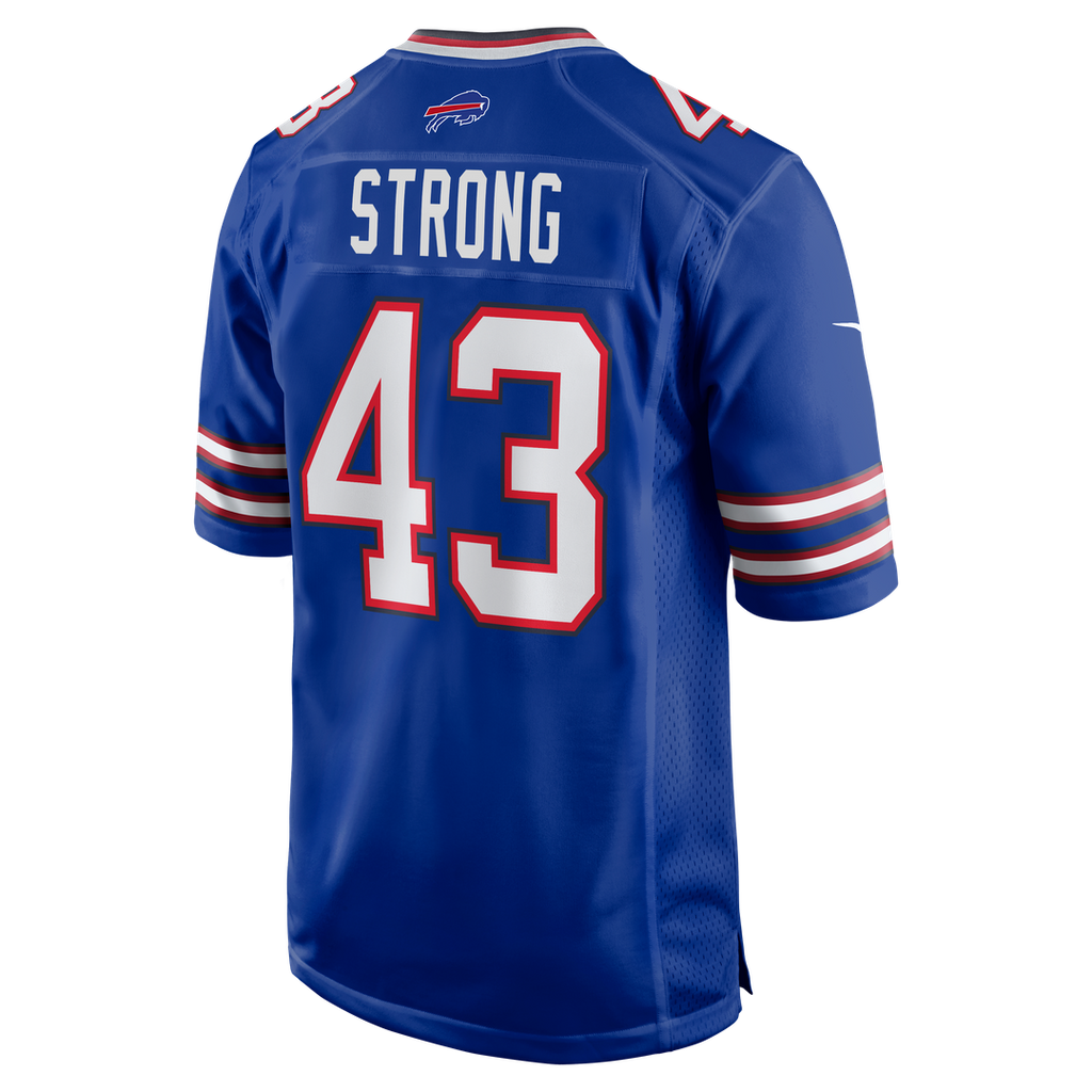 Buffalo Bills Dorian Strong Nike Team Game Jersey - Royal