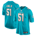 Miami Dolphins David Long Jr. Nike Game Jersey - Aqua
