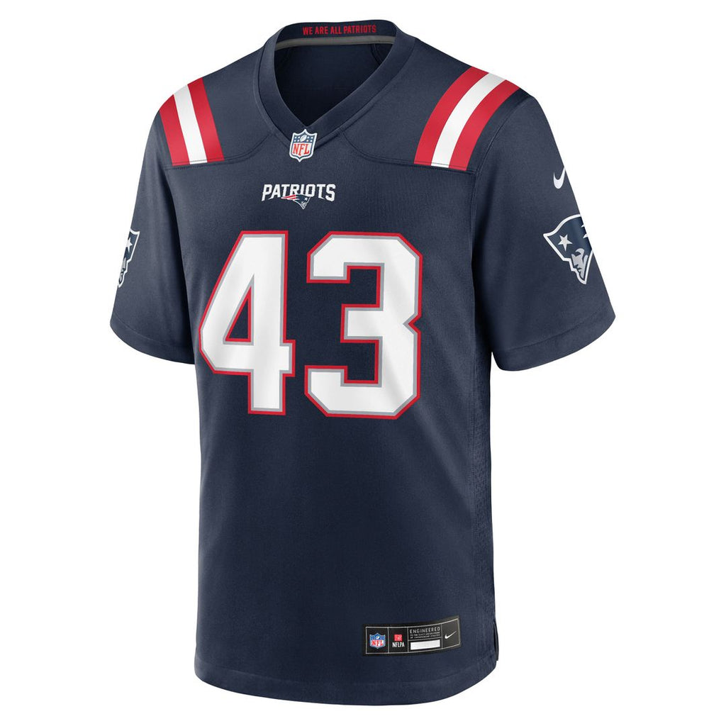 New England Patriots Bradyn Swinson Nike Team Game Jersey - Navy