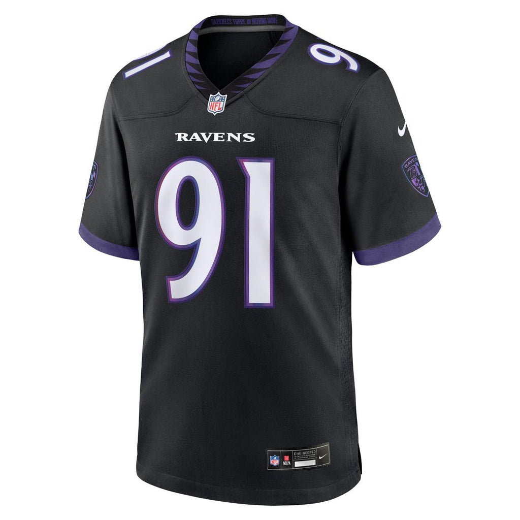Baltimore Ravens Trey Hendrickson Nike Alternate Game Jersey - Black