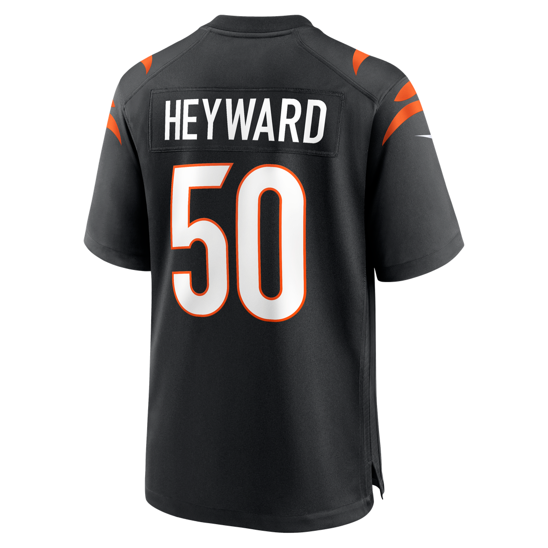 Cincinnati Bengals Shaka Heyward Nike Team Game Jersey - Black
