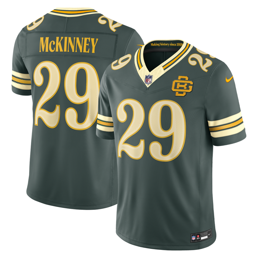 Green Bay Packers Xavier McKinney Nike 2026 Rivalries Collection Stitched Limited Jersey - Green