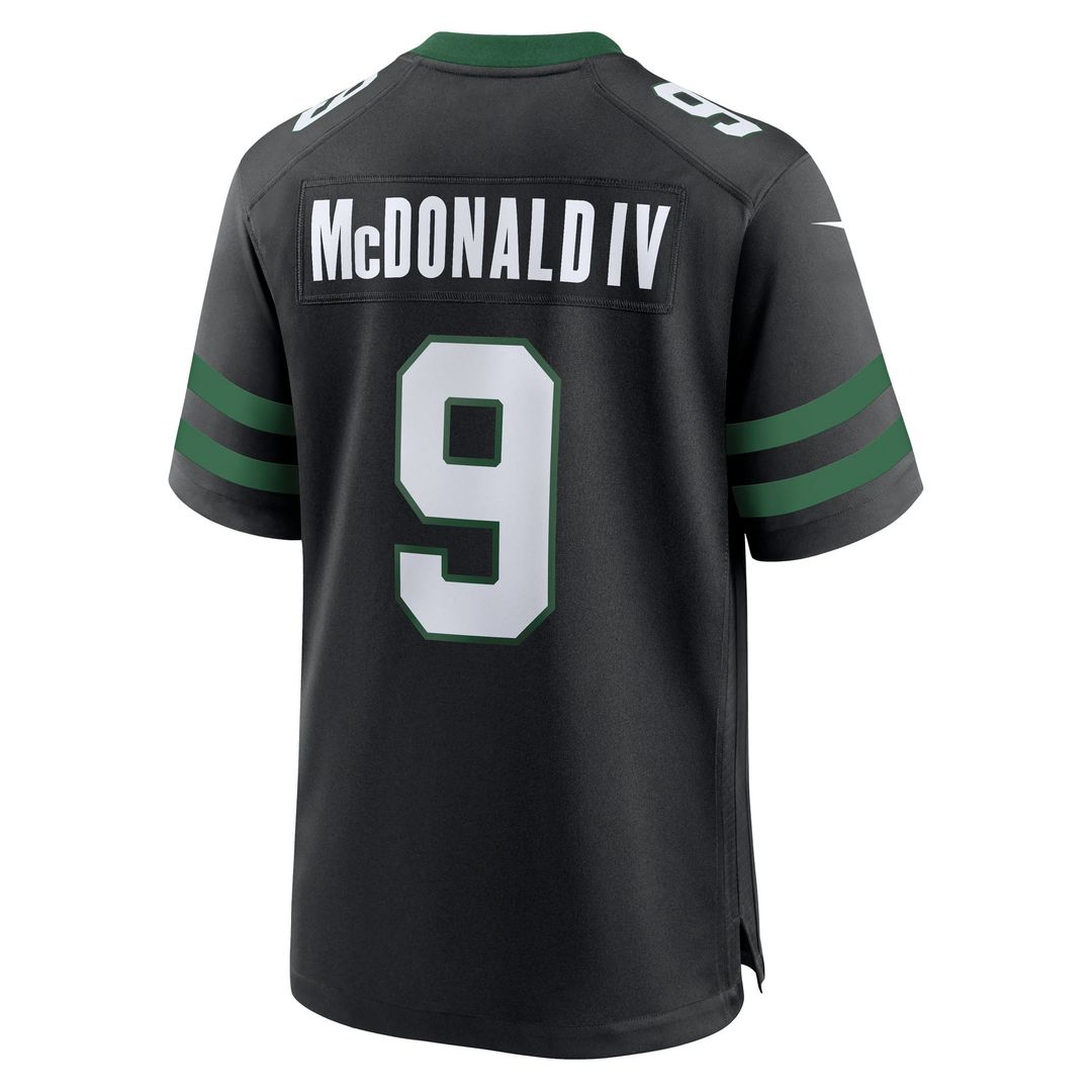 New York Jets Will McDonald IV Nike Team Game Jersey - Legacy Green