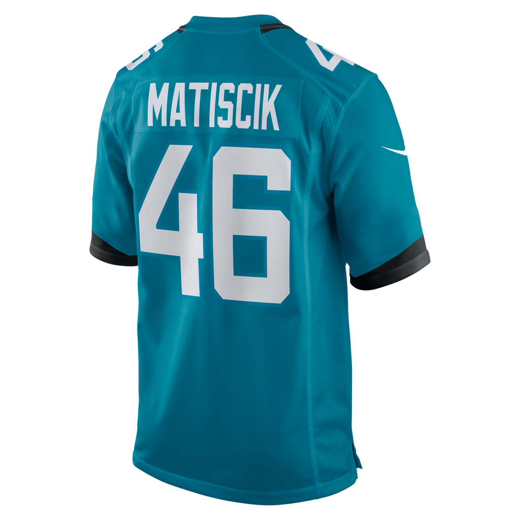 Jacksonville Jaguars Ross Matiscik Nike Game Jersey - Teal