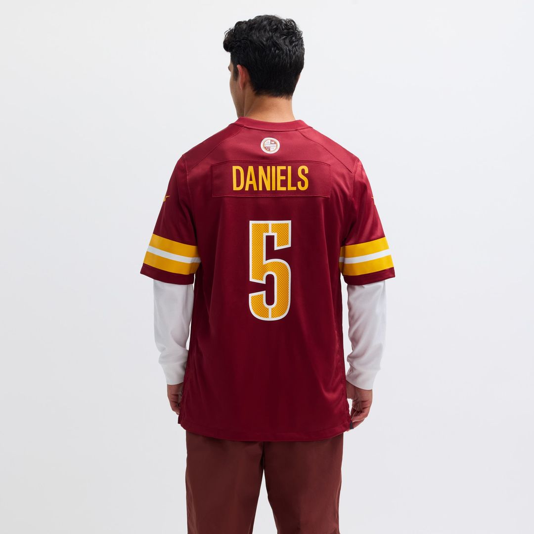Washington Commanders Jayden Daniels Nike Player Game Jersey - Burgundy