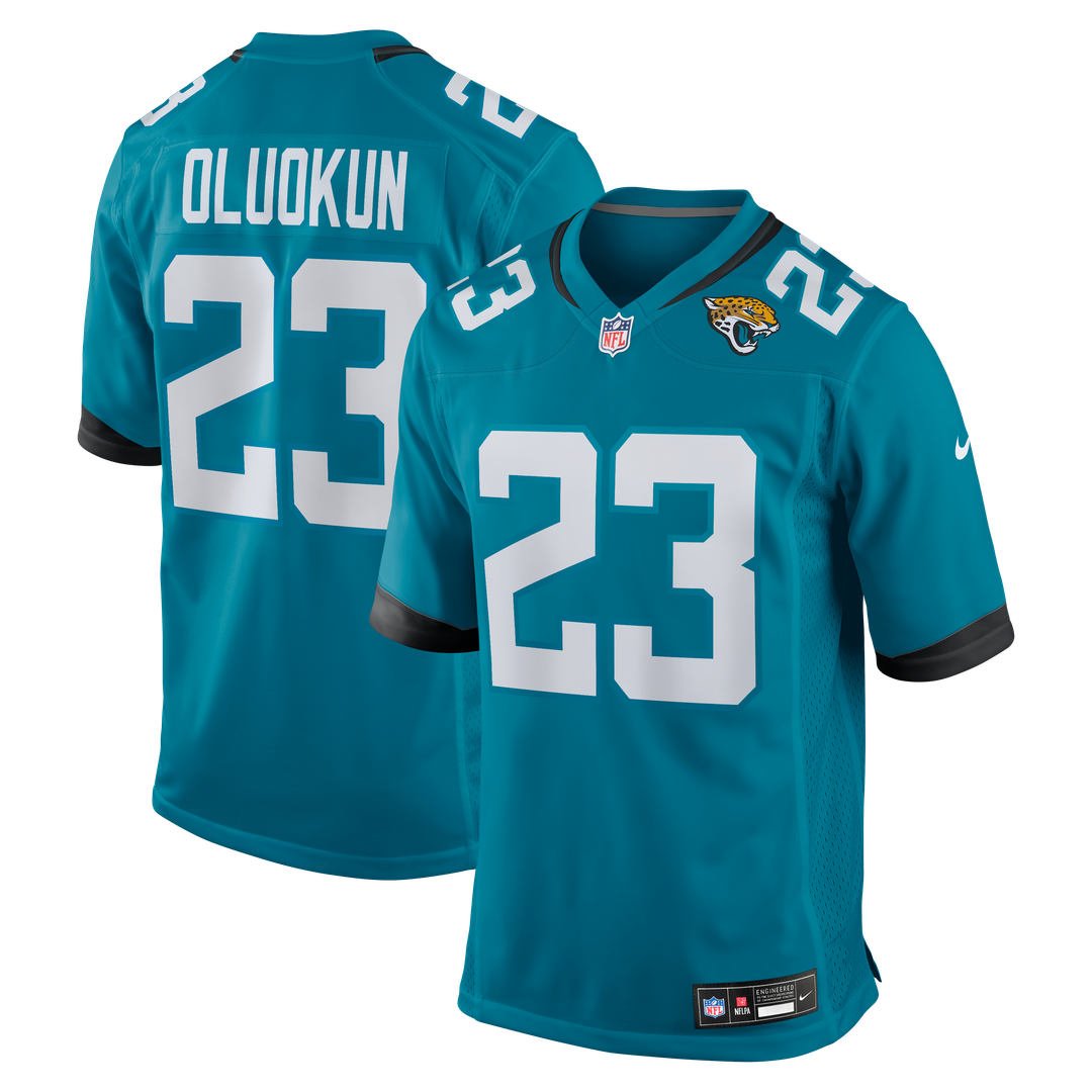 Jacksonville Jaguars Foyesade Oluokun Nike Game Player Jersey - Teal