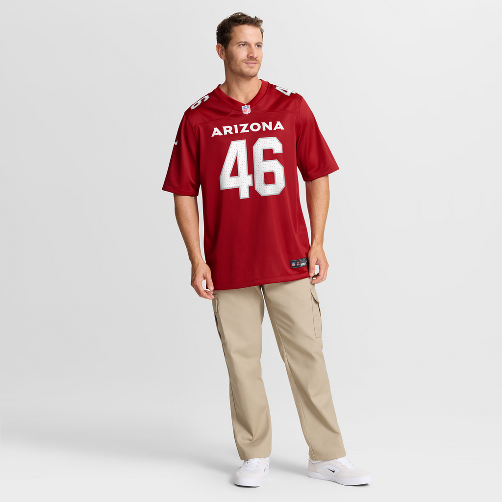 Arizona Cardinals Aaron Brewer Nike Team Game Jersey - Cardinal