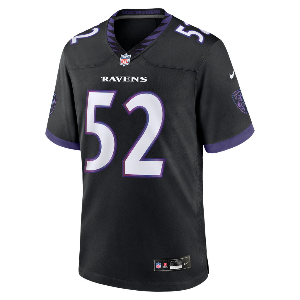 Baltimore Ravens Ray Lewis Nike Alternate Retired Player Game Jersey - Black