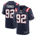New England Patriots Joshua Farmer Nike Team Game Jersey - Navy