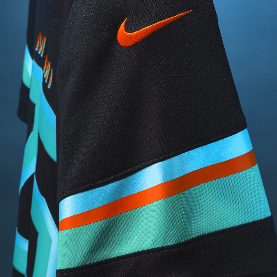 Miami Dolphins Dan Marino Nike Rivalries Collection Stitched Limited Jersey - Navy