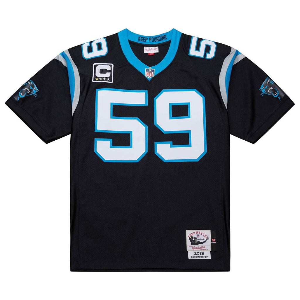 Carolina Panthers Luke Kuechly Mitchell & Ness 2013 Authentic Throwback Retired Player Jersey - Black