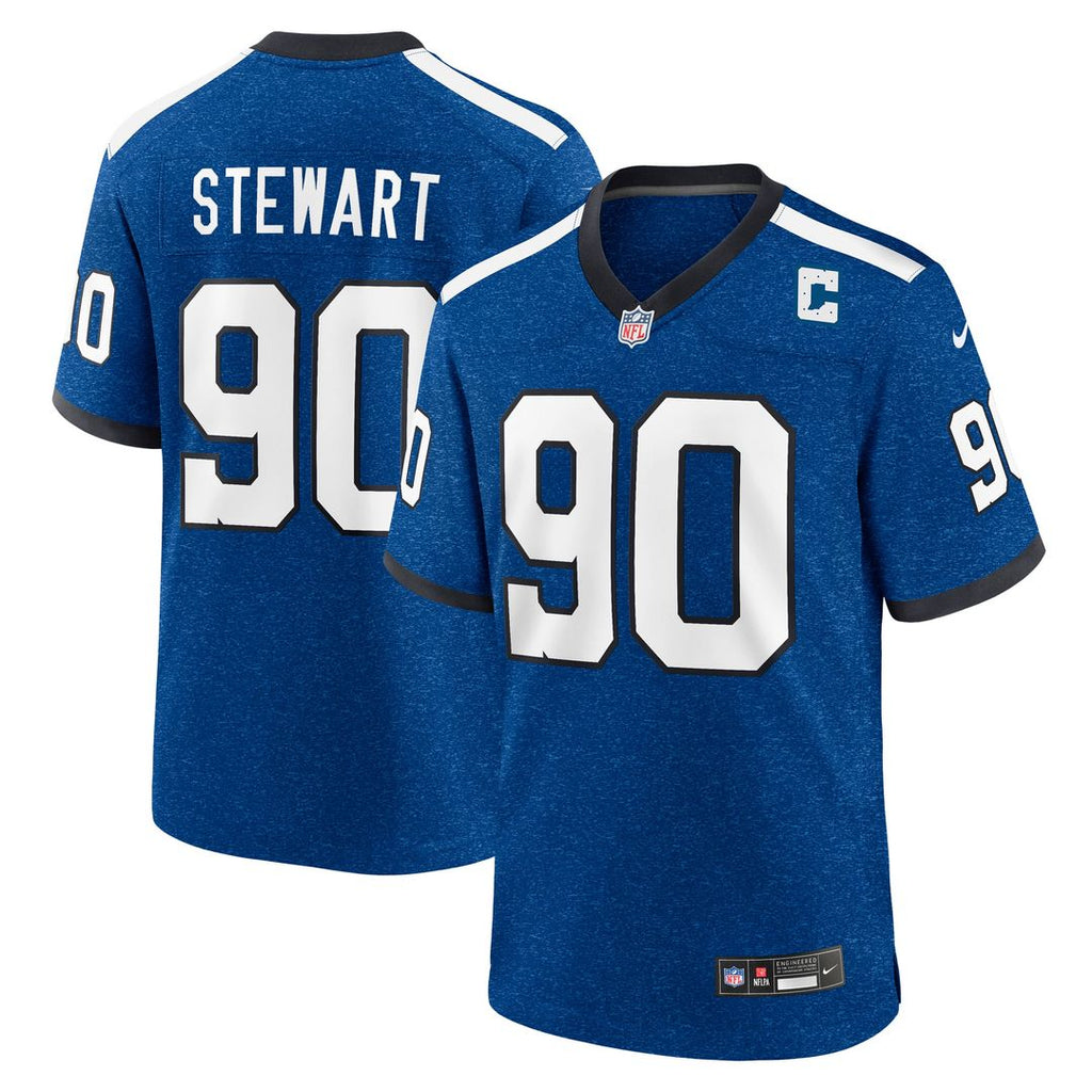 Indianapolis Colts Grover Stewart Nike Alternate Game Jersey - Blue
