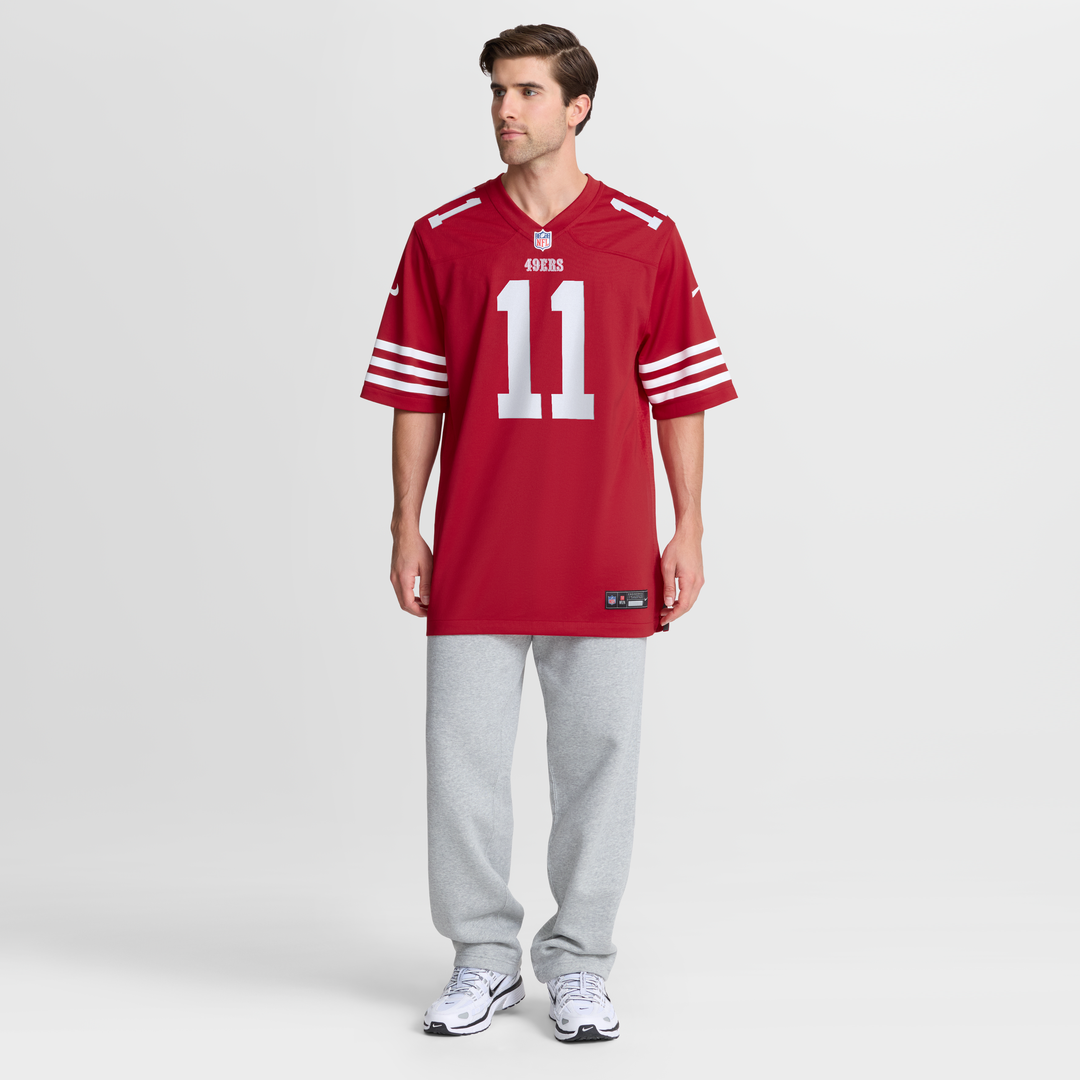 San Francisco 49ers Brandon Aiyuk Nike Team Player Game Jersey - Scarlet
