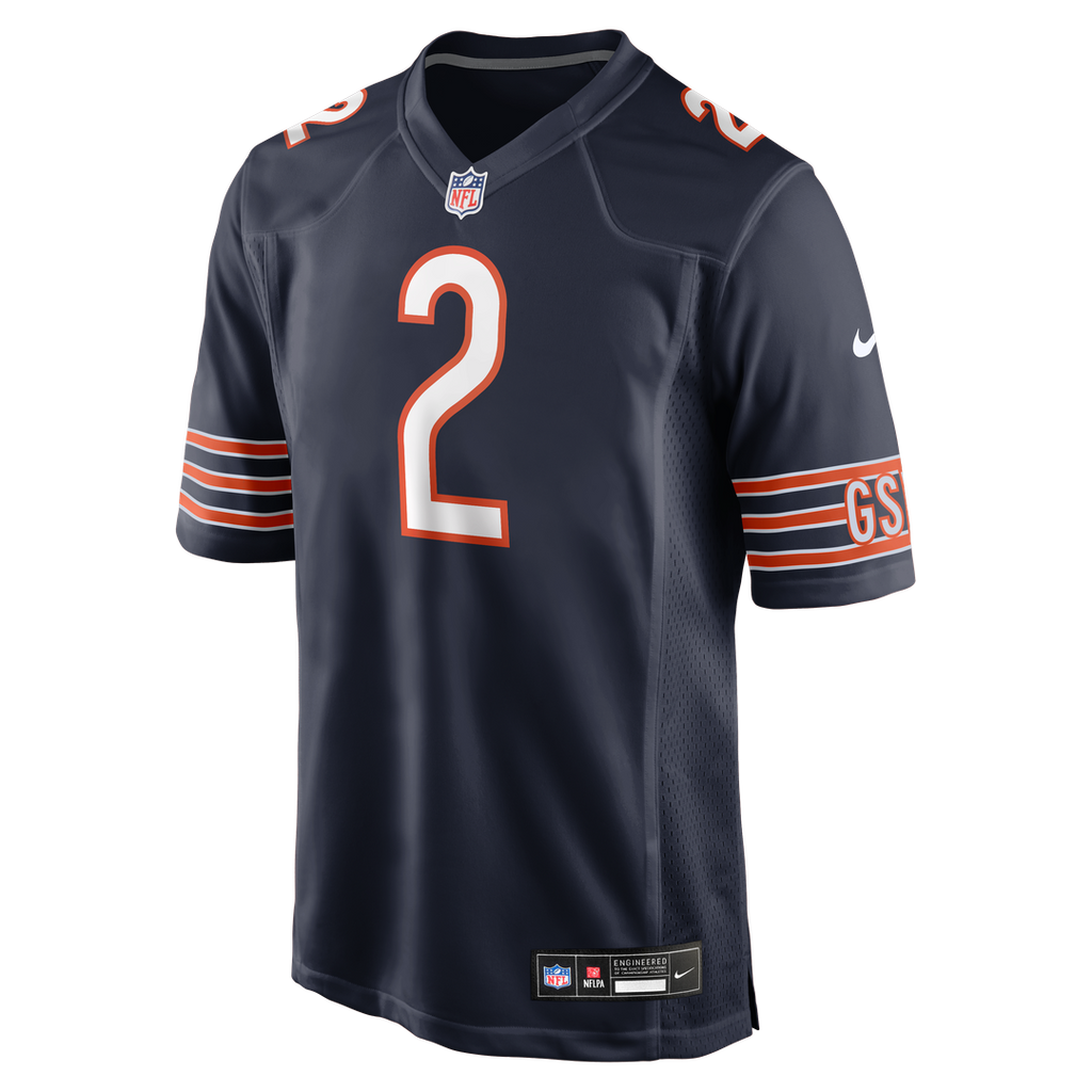 Chicago Bears Coby Bryant Nike Team Game Jersey - Navy