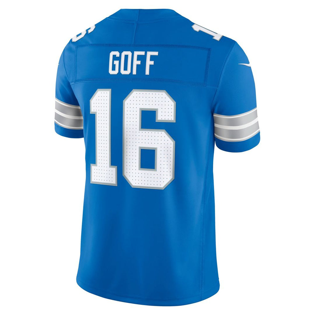 Detroit Lions Jared Goff Nike Team Vapor F.U.S.E. Stitched Limited Jersey - Blue