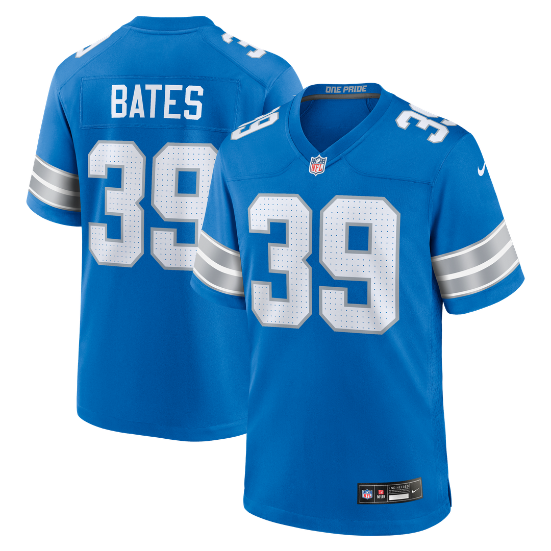 Detroit Lions Jake Bates Nike Team Game Jersey - Blue