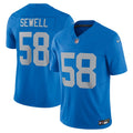Detroit Lions Penei Sewell Nike Vapor F.U.S.E. Alternate Limited Jersey - Blue