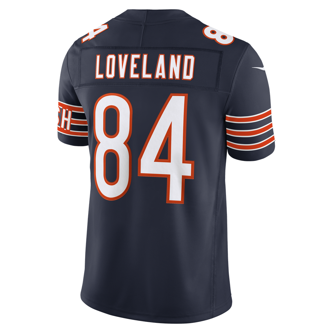 Chicago Bears Colston Loveland Nike Team Vapor F.U.S.E. Stitched Limited Jersey - Navy