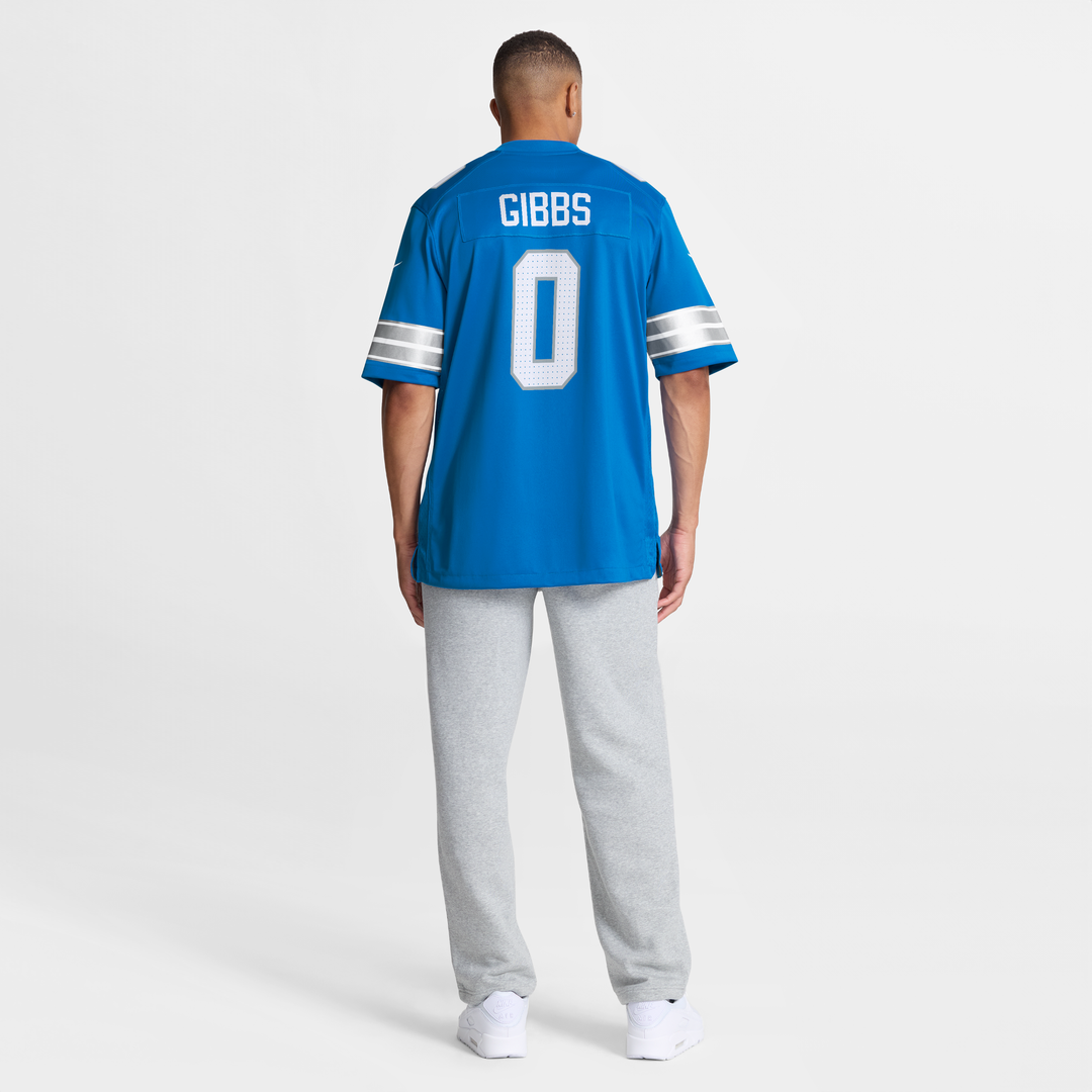 Detroit Lions Jahmyr Gibbs Nike Game Player Jersey - Blue