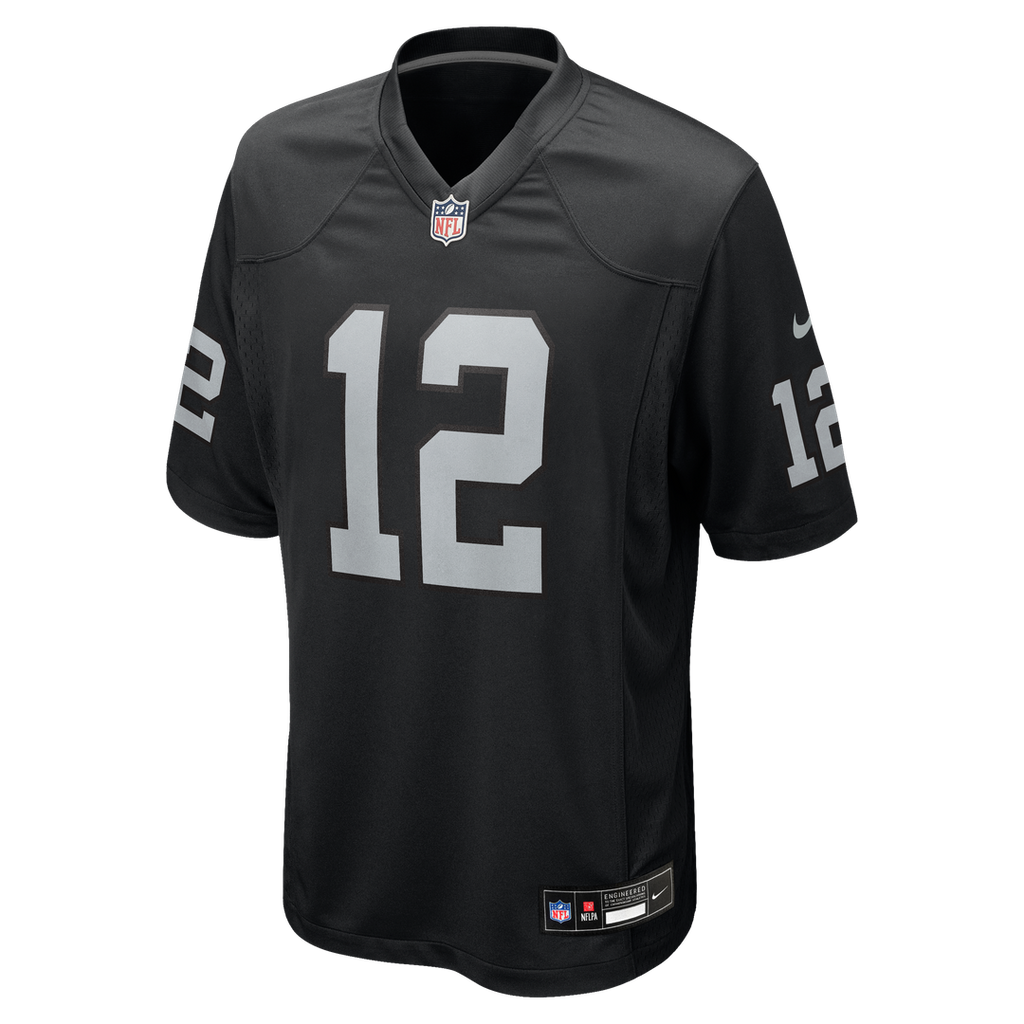 Las Vegas Raiders Ken Stabler Nike Game Retired Player Jersey - Black
