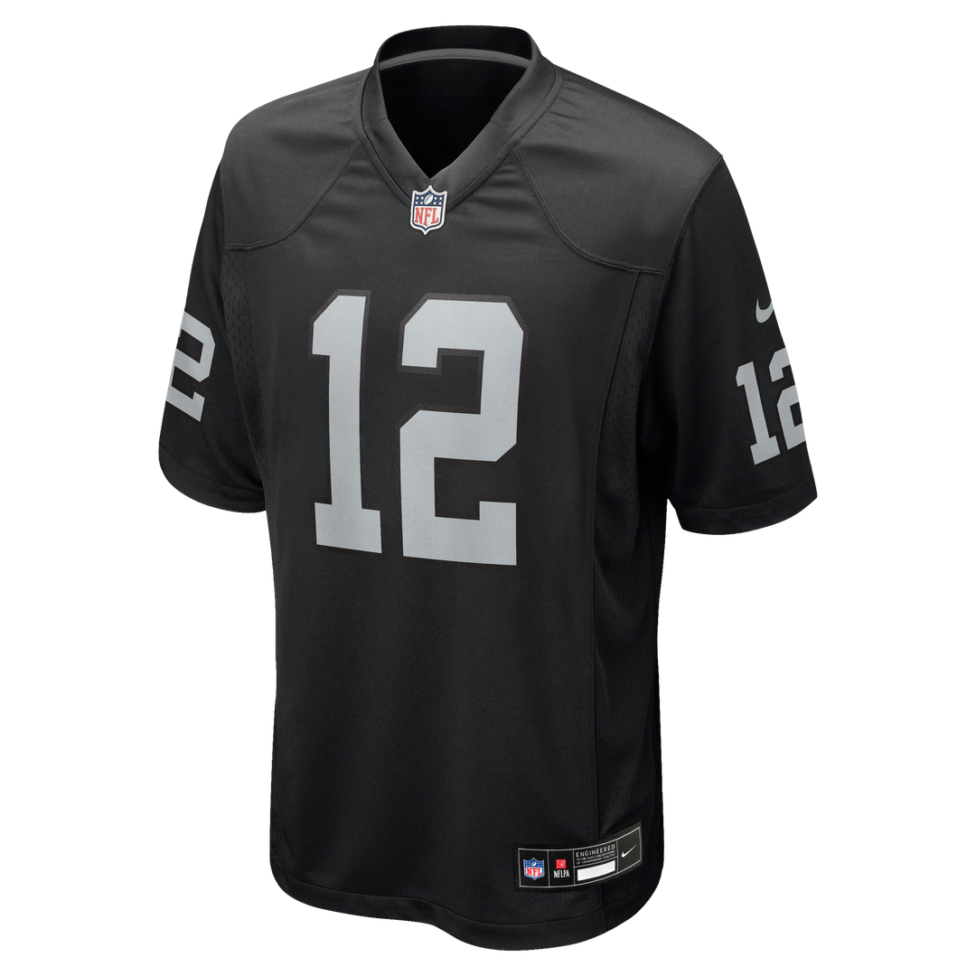 Las Vegas Raiders Ken Stabler Nike Game Retired Player Jersey - Black