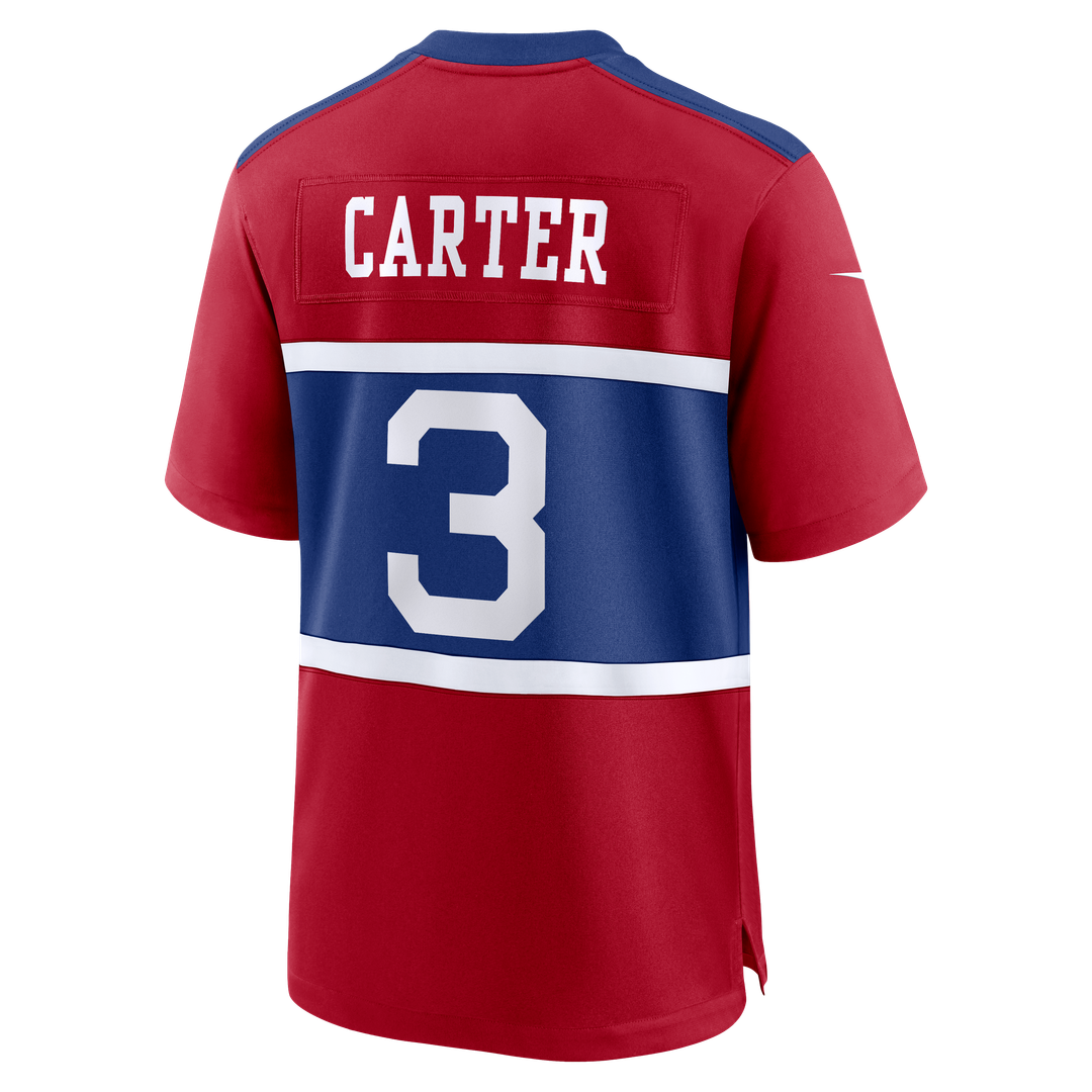New York Giants Abdul Carter Nike Game Jersey - White