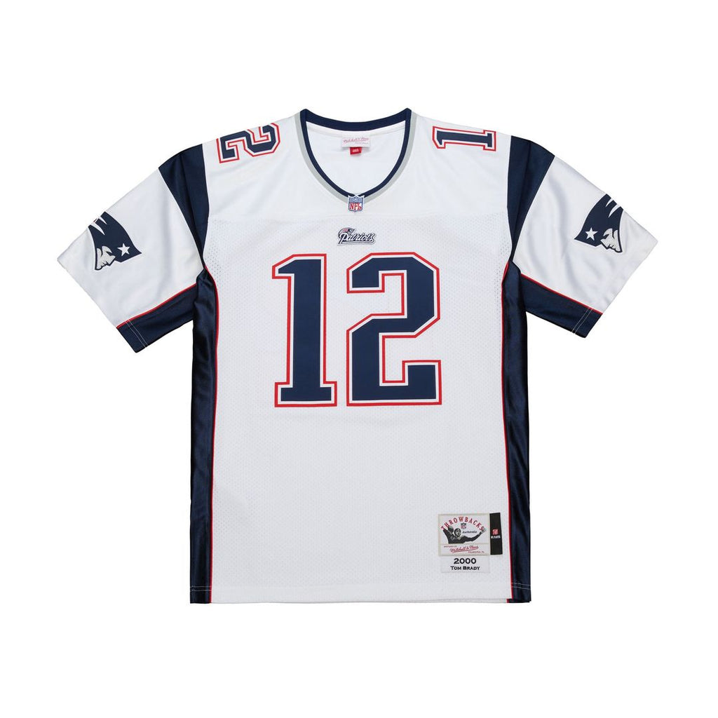 New England Patriots Tom Brady Mitchell & Ness Super Bowl XXXVI Authentic Throwback Jersey - Navy