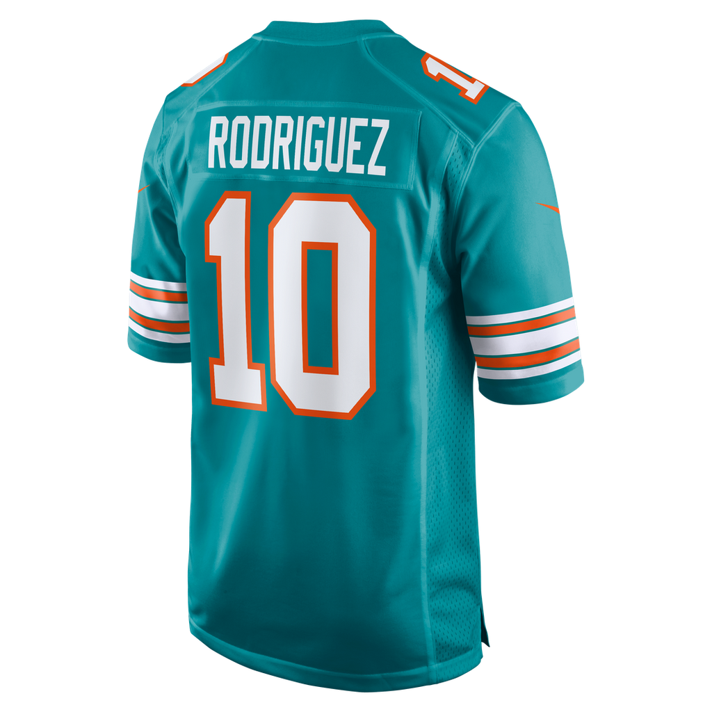 Miami Dolphins Jacob Rodriguez Nike Alternate Game Jersey - Aqua